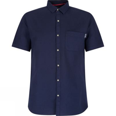 Camisa Regatta Deegan Manga Corta Hombre - Azul Marino - Chile DLQ927638